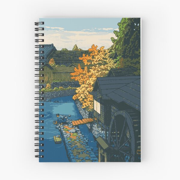 Item preview, Kawanishi Village, Tochigi Prefecture - Kawase Hasui - Japanese Art designed and sold by tsubadesigns.