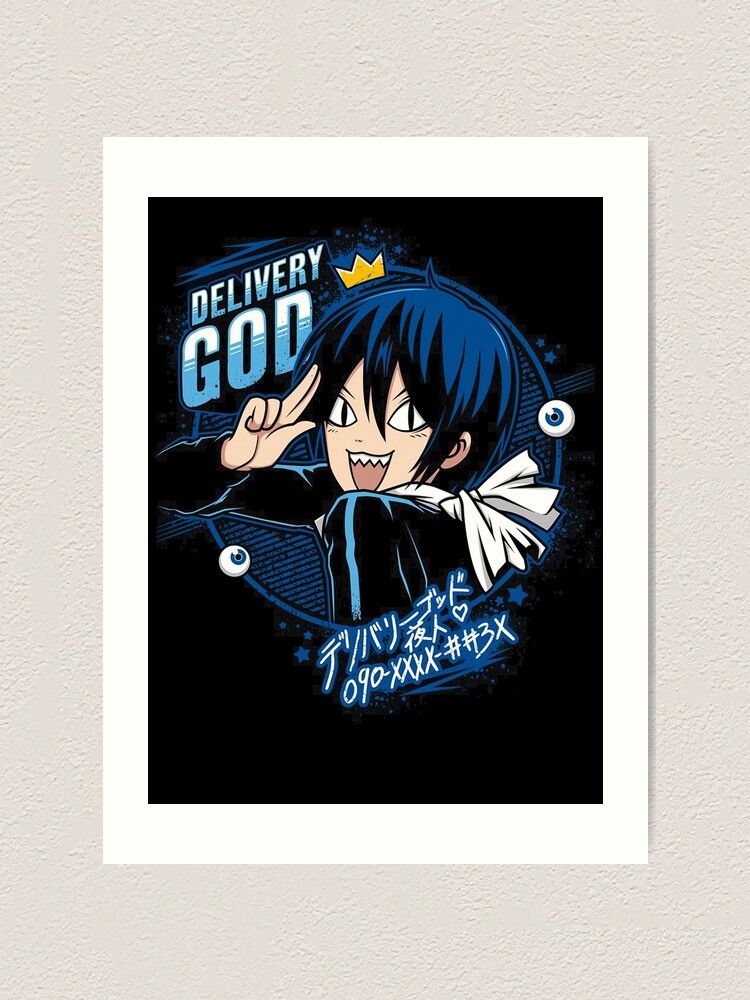 Classic Adventure Anime Noragami Character Yato Funny Design | Art Board  Print