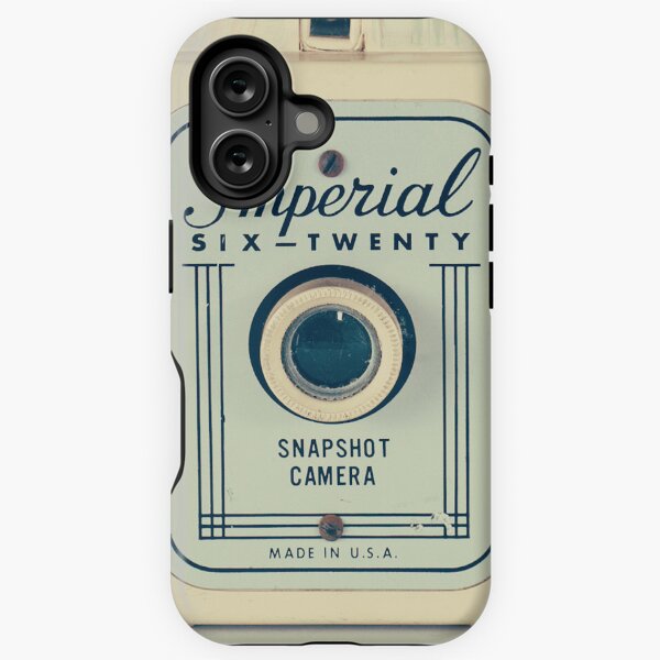 Vista previa del artículo con la obra «Retro - Vintage Pastel Camera sobre fondo beige», diseñado y vendido por Caroline Mint.