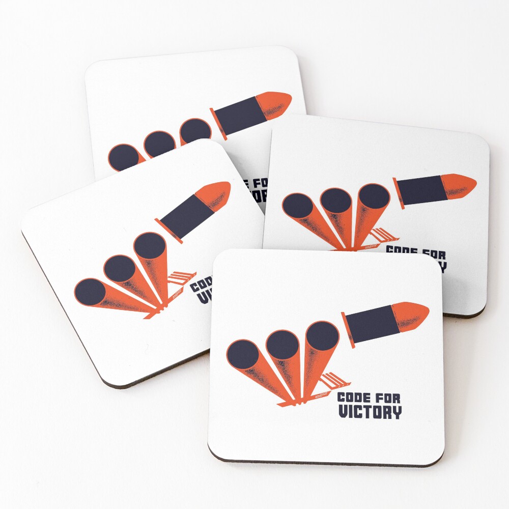Item preview, Coasters (Set of 4) designed and sold by warishellstore.