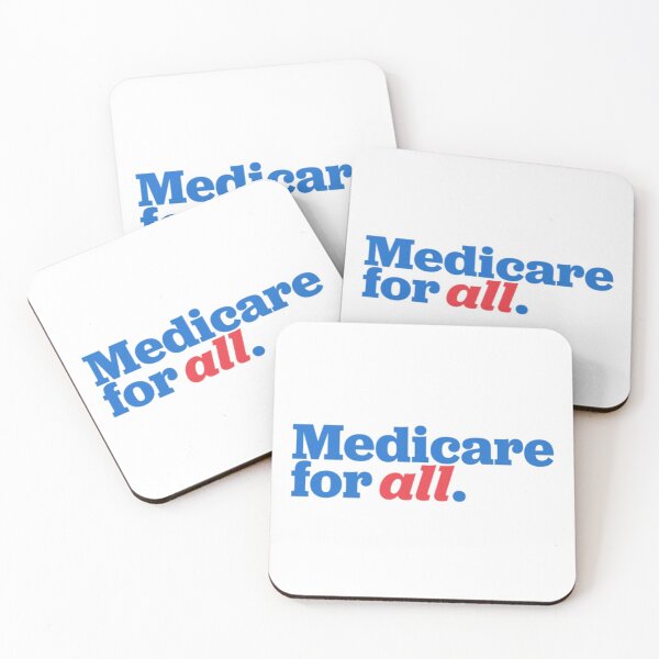 Item preview, Medicare for all. designed and sold by snazzy stickers.