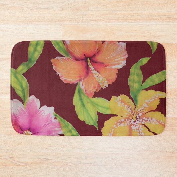 Item preview, Tossed Tropical Flowers designed and sold by Leslie Rogers Todder.