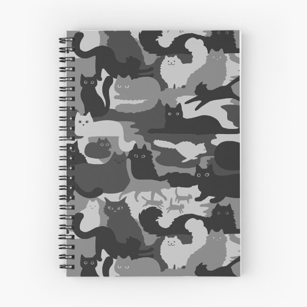 Item preview, Camouflage Pattern with Cats | Grey and Black Cats Camo designed and sold by Jenn Inashvili.