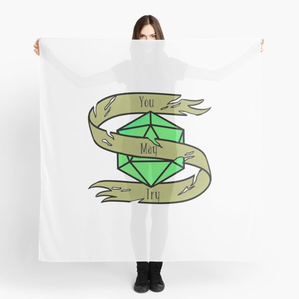 D20 The DM's Warning Scarf
