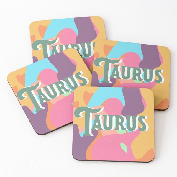 Item preview, taurus 'groovy shapes' zodiac sticker designed and sold by bhm-designs.