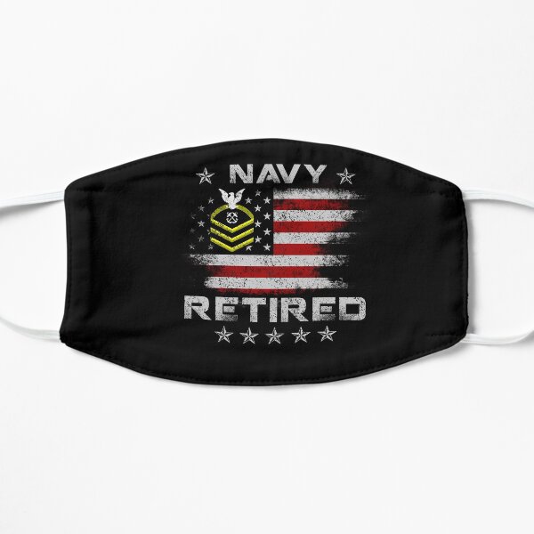 Senior Chief Petty Officer US Navy Retired T-Shirt Flat Mask