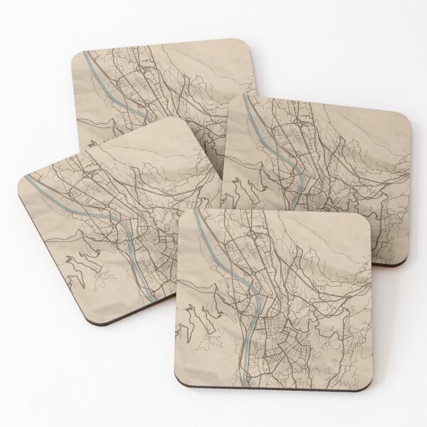 Item preview, Trento Sepia Map designed and sold by CPTVDesign.