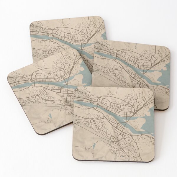 Item preview, Drammen Sepia Map designed and sold by CPTVDesign.