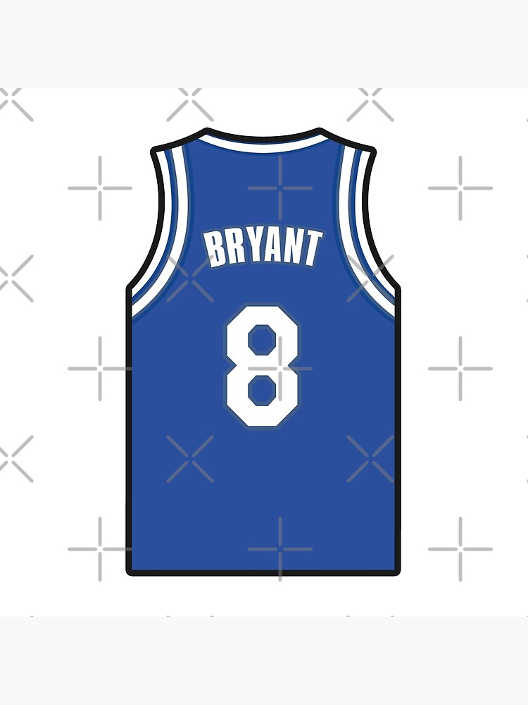 kobe bryant blue jersey 8