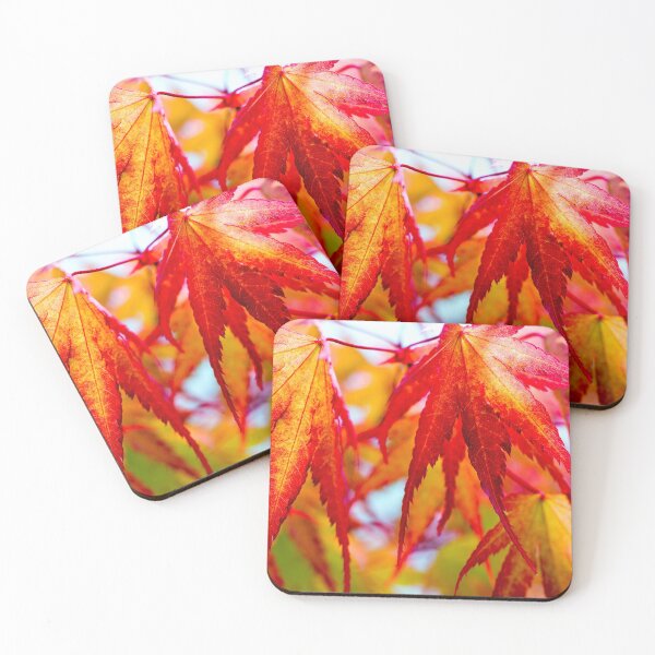 Item preview, Autumn Acer Leaves by heidiannemorris ©️  designed and sold by FOLK ART FUSION by heidiannemorris.