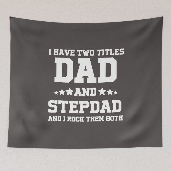 Item preview, Best Dad and Stepdad Cute Fathers Day Gift from Wife designed and sold by YouHappyMyHappy.