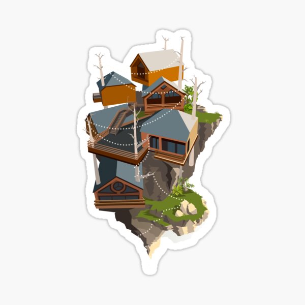 Item preview, Floating Tree House Island designed and sold by iamthesheep1.