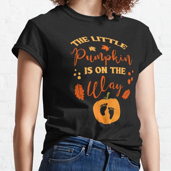 Printify Exhausted Pregnant Chick Shirt, Cute Maternity, Pregnant Shirt for Halloween Heather Orange / S