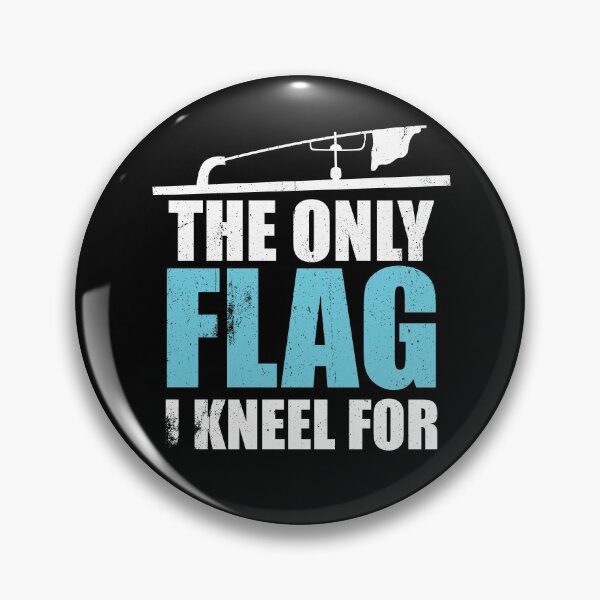 Item preview, The Only Flag I Kneel For Ice Fishing Flag Angler Funny Fishing Gear designed and sold by DynamicDesign.