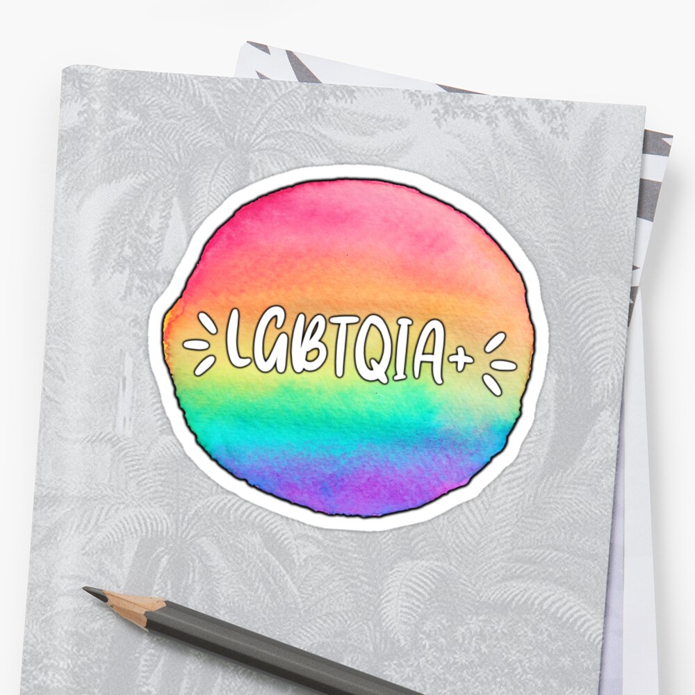 Lgbtqia Sticker By Makieroon Redbubble