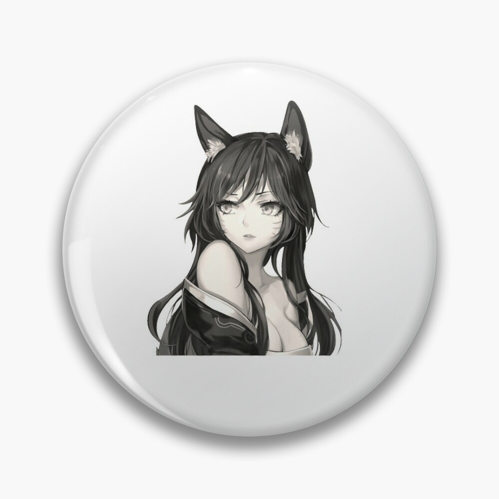 Anime Aesthetic Girl Japanese Foxy Sexy Eyes Cat Ears Lewd | Pin