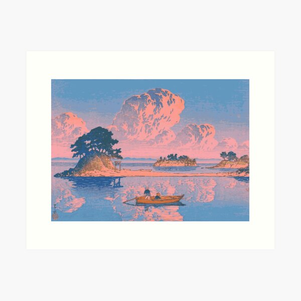 Artikel-Vorschau von Tsukumojima, Shimabara - Kawase Hasui - Japanische Kunst, designt und verkauft von tsubadesigns.