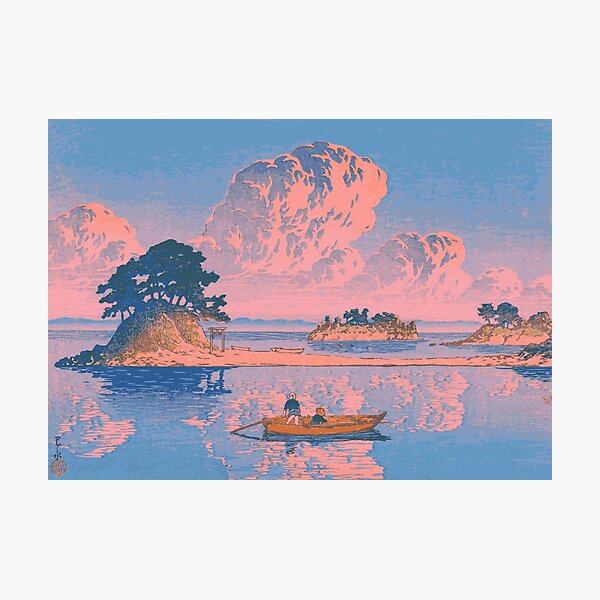 Item preview, Tsukumojima, Shimabara - Kawase Hasui - Japanese Art designed and sold by tsubadesigns.