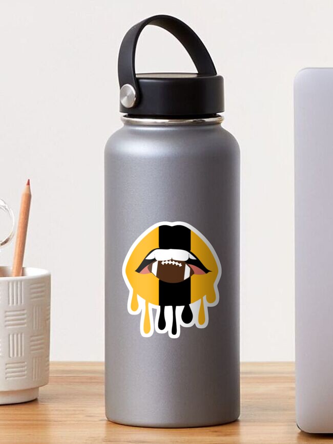 NFL Pittsburgh Steelers All Over 24 oz Water Bottle with lid