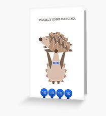 Prickly Come Dancing - Birthday Card Greeting Card