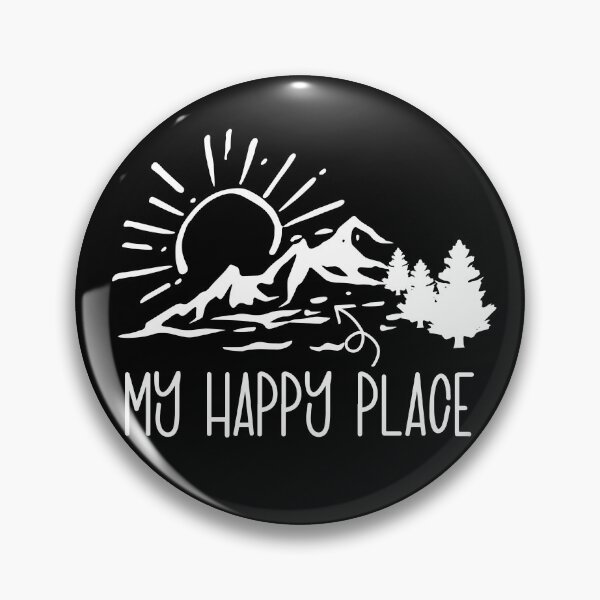 Item preview, My Happy Place The Mountains Cute Sunrise Nature Lover Gear designed and sold by DynamicDesign.