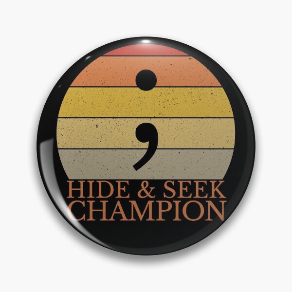 Item preview, Coder Hide And Seek Champion Semi-Colon Coding Programmer Gear designed and sold by DynamicDesign.