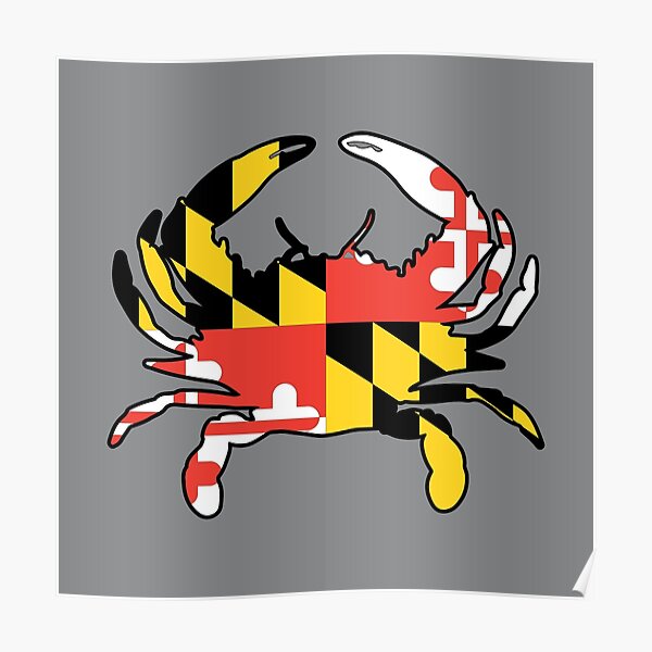 Blue Crab Maryland Posters | Redbubble