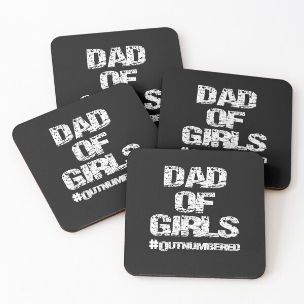 Item preview, Dad of Girls, Dad of Girls #Outnumbered, Girl dad, dad girl, girldad, Dad, outnumbered Father's Day shirt fathers day designed and sold by YouHappyMyHappy.