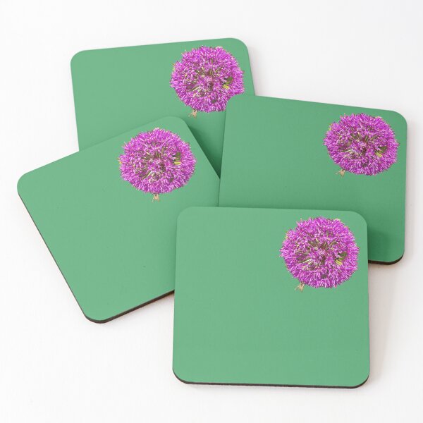 Item preview, Allium with wasp - gorgeous explosion of pink designed and sold by MoMoJaJa.