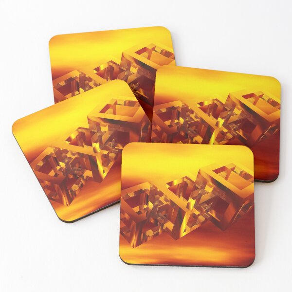Item preview, Nested metal cubes designed and sold by lathspell.