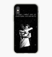 Vinilo o funda para iPhone abrazo larry + si pudiera volar