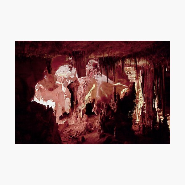 Ceiling of straws – Lehman Caves Photographic Print