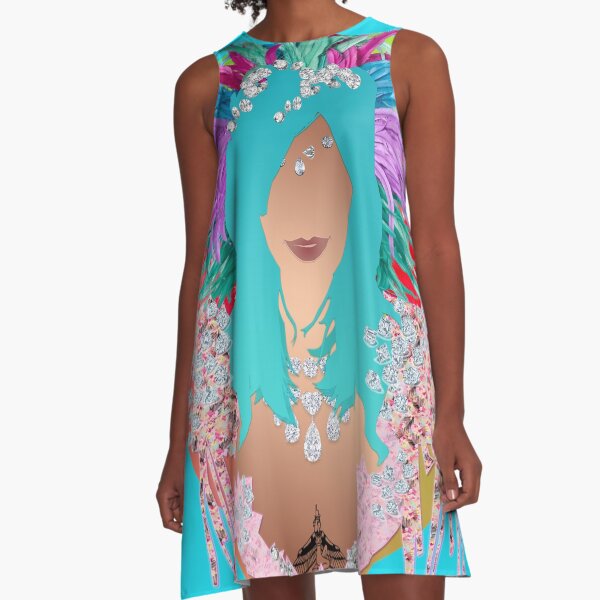 Wild,  Wild, Wild Thoughts A-Line Dress