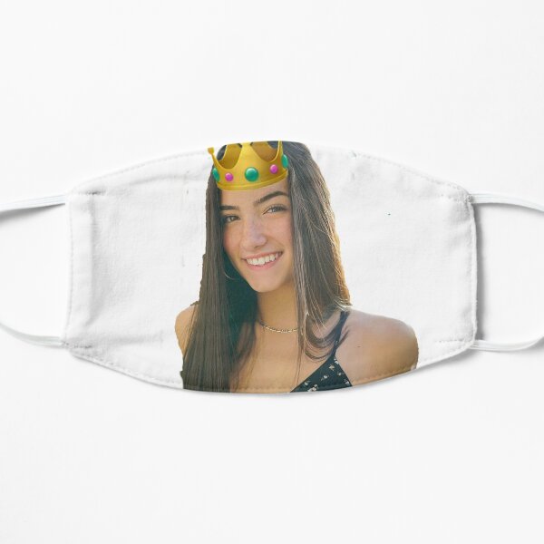 charli damelio! Mascarilla plana