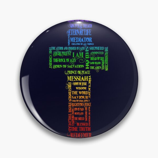 Item preview, Rainbow Names of Jesus Cross designed and sold by Alondra.
