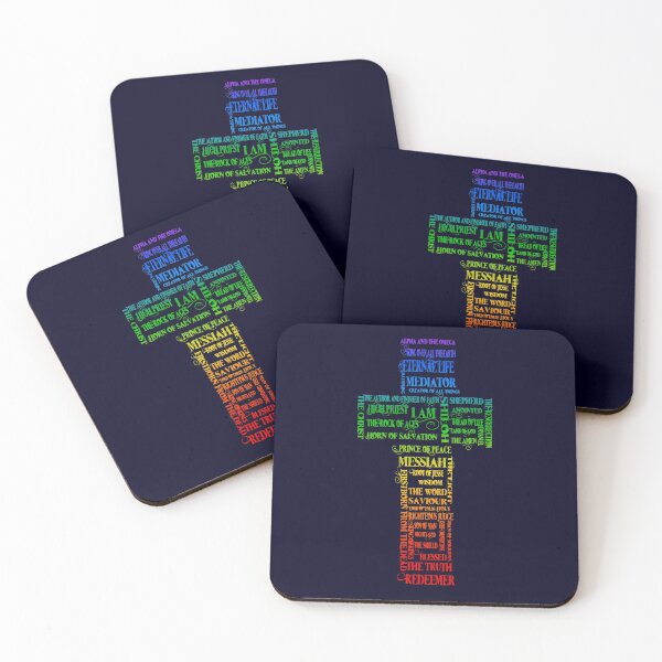 Item preview, Rainbow Names of Jesus Cross designed and sold by Alondra.