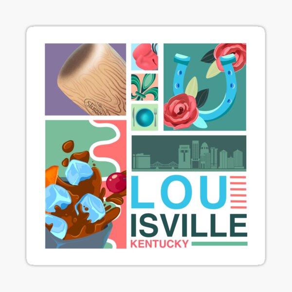 Vista previa del artículo con la obra «Louisville Kentucky Love», diseñado y vendido por Kawaiimag.