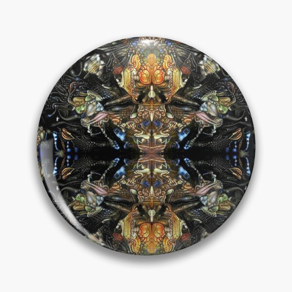 Item preview, surreal otherworldly repeating pattern designed and sold by Sylvan Myst.