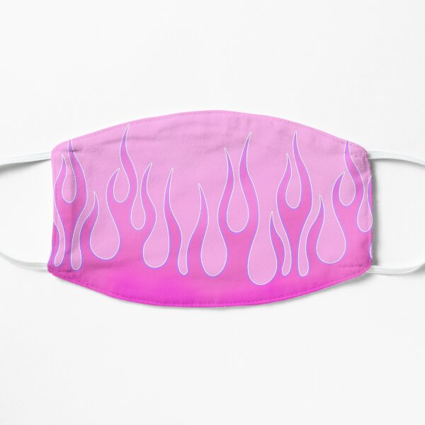 pink tribal y2k flames Mask