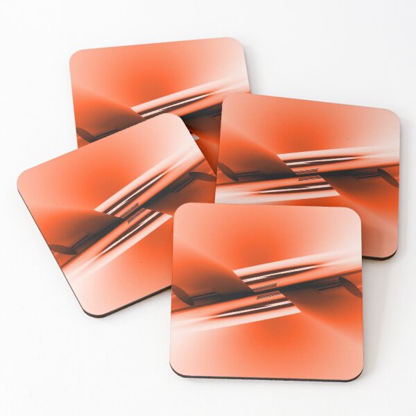 Item preview, Orange metal bars with gaps and rays of light designed and sold by lathspell.