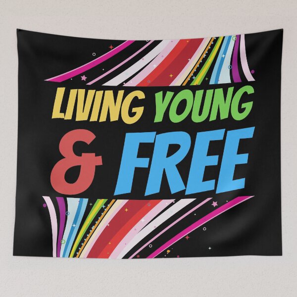 Item preview, Living Young & Free designed and sold by InputVSOutput.
