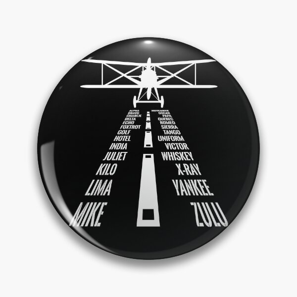 Artikelvorschau, Phonetic Alphabet Flying Airplane Runway Doppeldecker Pilot Gear entworfen und verkauft von DynamicDesign.