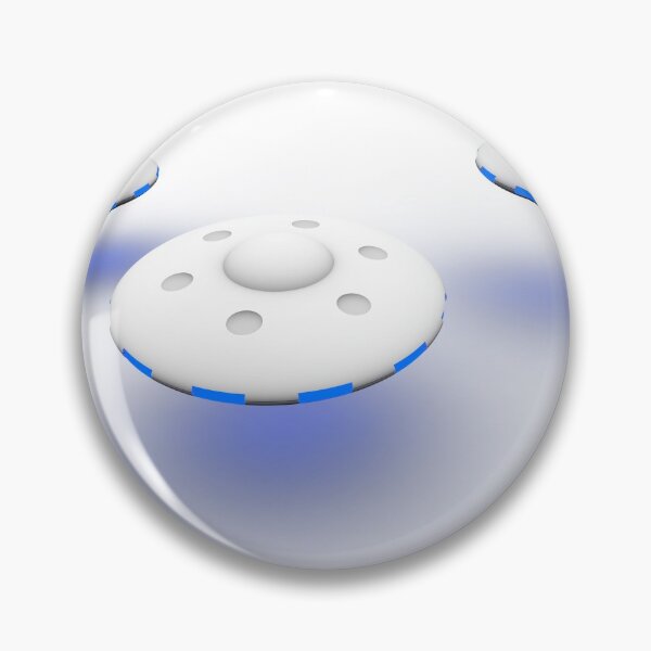 Item preview, White UFOs with blue light designed and sold by lathspell.