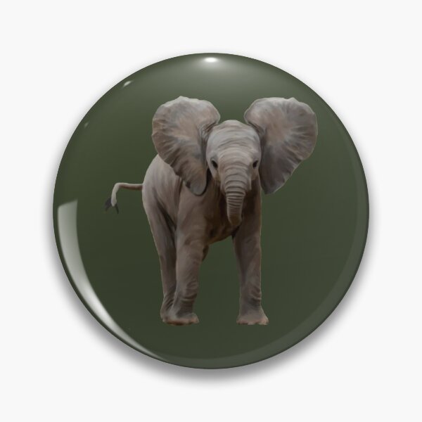 Item preview, Baby Elephant Painting designed and sold by Alondra.