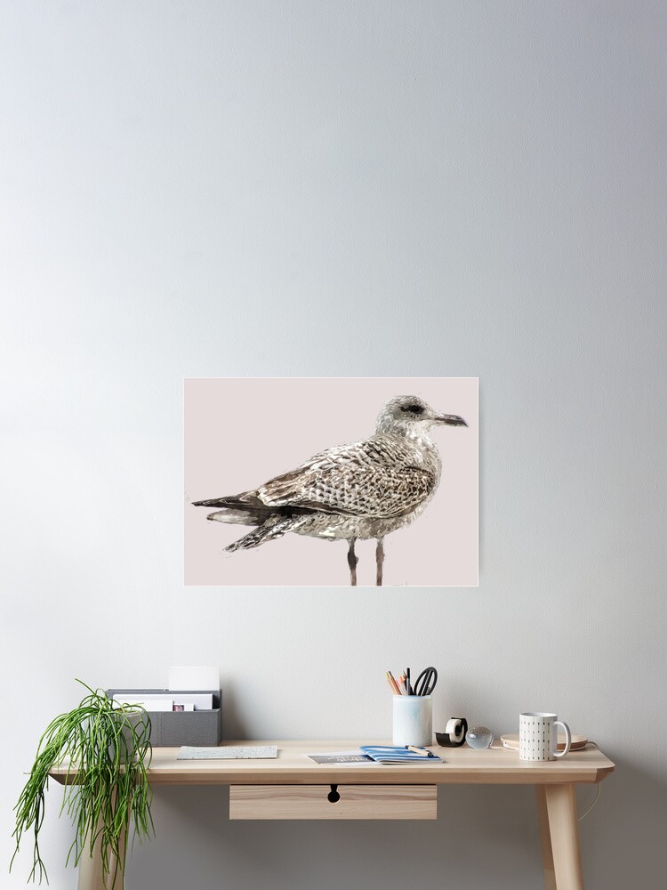 Thumbnail 2 of 3, Poster, Brighton Gull designed and sold by bywhacky.