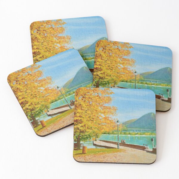 Item preview, Annecy Lake in Autumn designed and sold by Dai Wynn Fine Art.