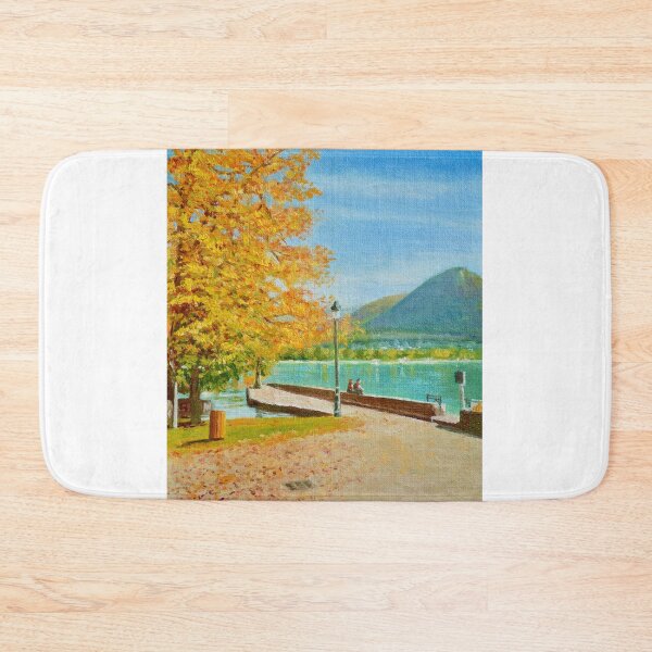 Item preview, Annecy Lake in Autumn designed and sold by Dai Wynn Fine Art.