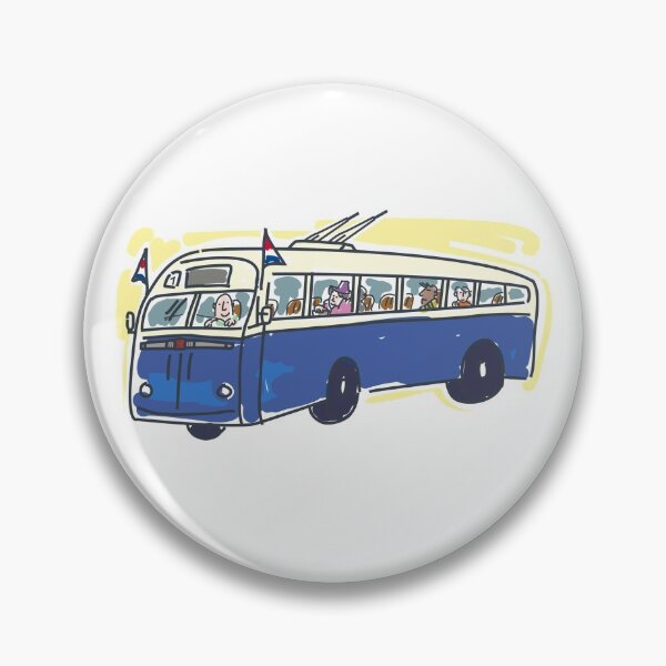 Item preview, Dutch vintage trolleybus designed and sold by Anne-Luchies.