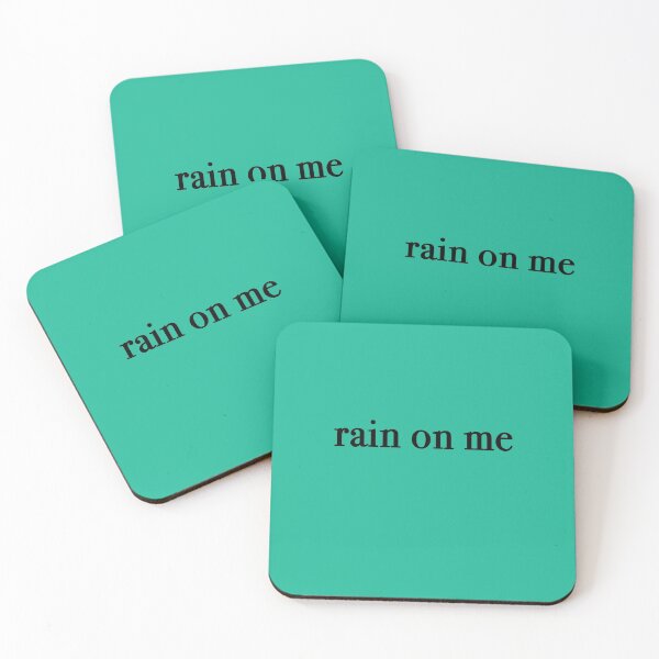 Item preview, rain on me - turquoise background  designed and sold by KaiDee.