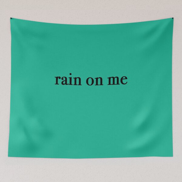 Item preview, rain on me - turquoise background  designed and sold by KaiDee.